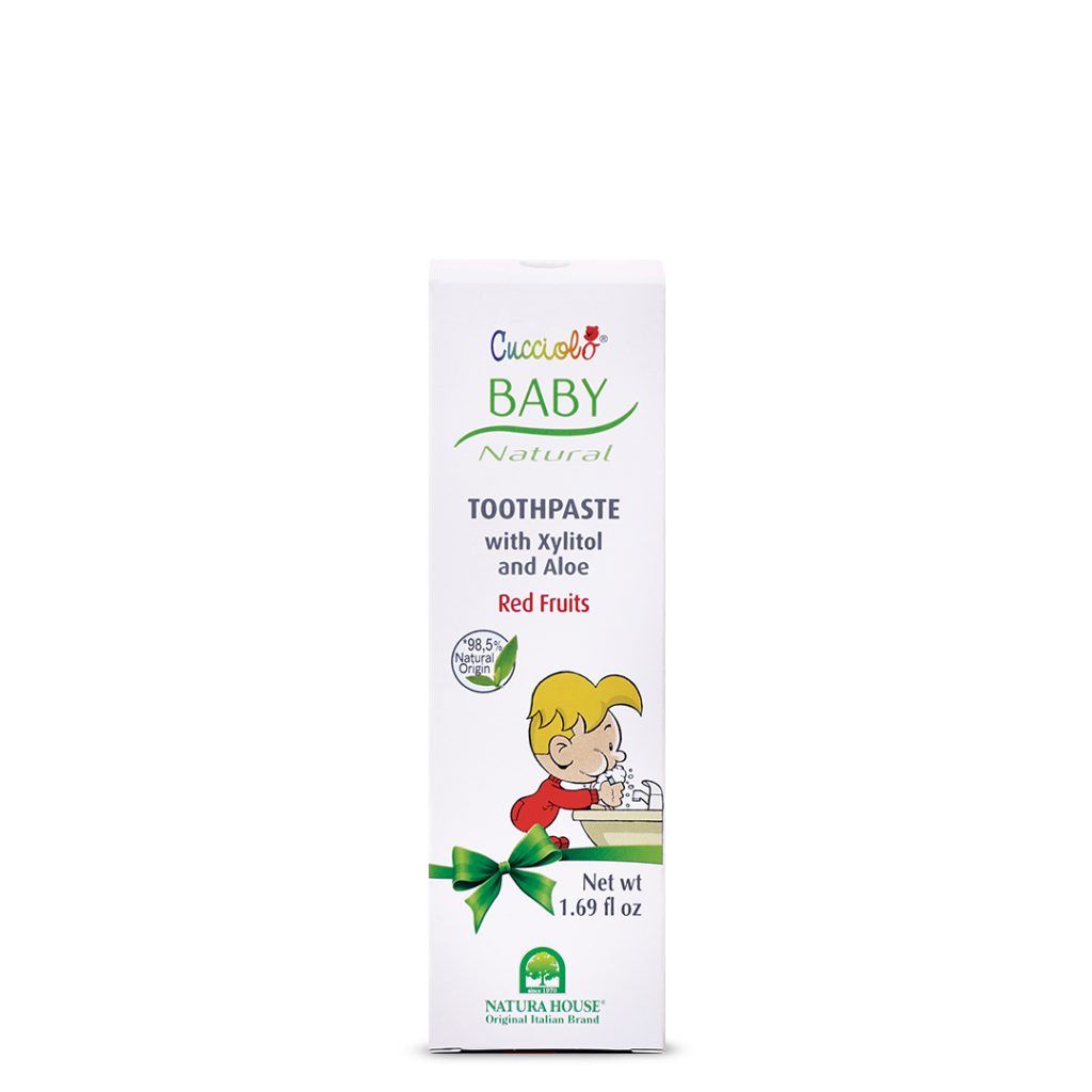Natura House Baby Cucciolo Зубна паста "Червоні ягоди", 50мл