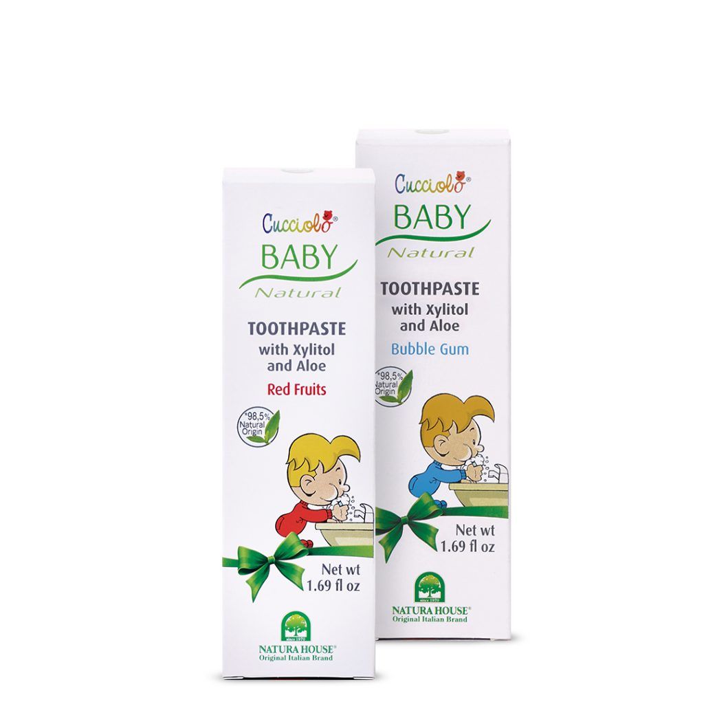 Natura House Baby Cucciolo Зубна паста "Червоні ягоди", 50мл