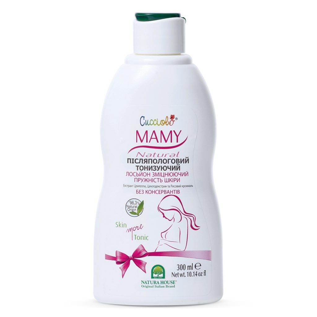 Natura House Mamy Cucciolo Лосьйон для вагітних для підтримки шкіри тіла в тонусі, 300мл