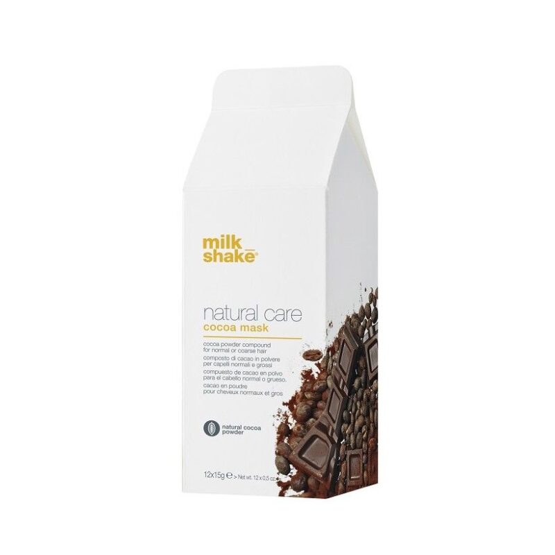 milk_shake natural care cacao mask Какао-порошок для сухого і жорсткого волосся, 10г *№12