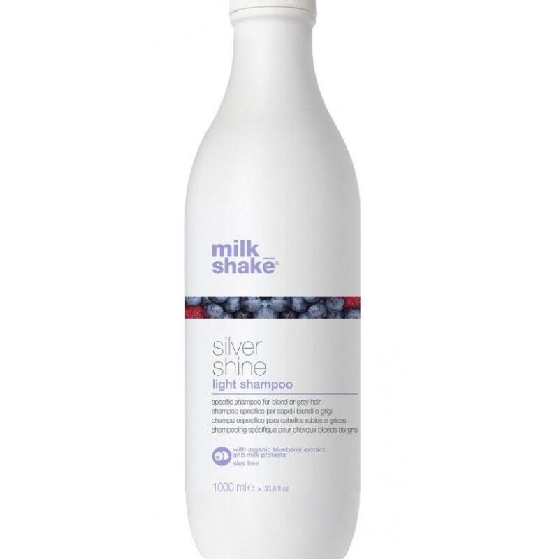 milk_shake silver shine light shampoo Спеціальний шампунь для світлих або сивого волосся, 1000мл