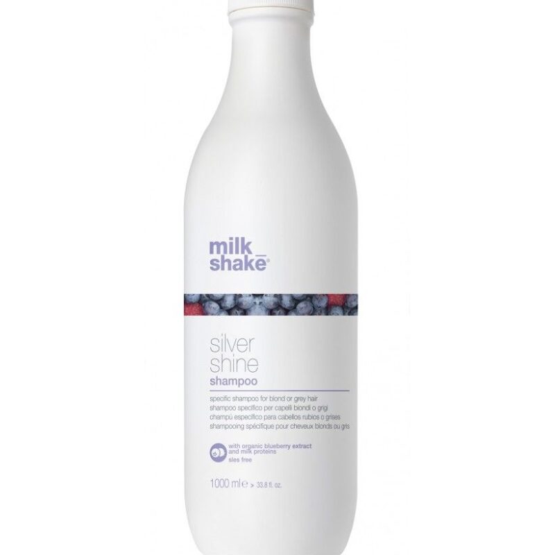 milk_shake silver shine shampoo Спеціальний шампунь для світлого або сивого волосся, 1000мл