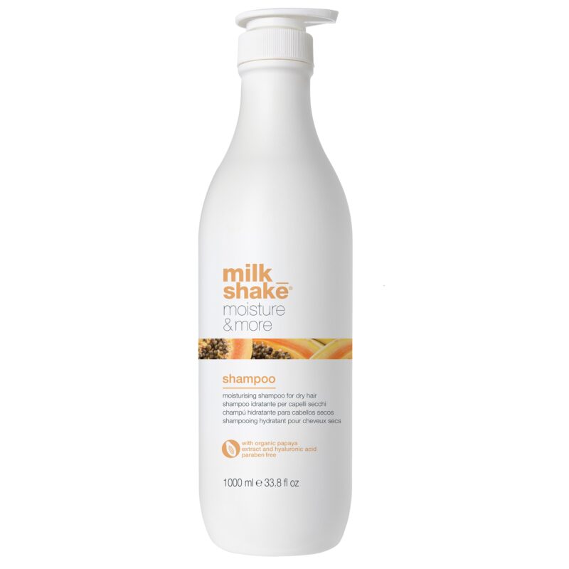 milk_shake moisture&more shampoo Зволожуючий шампунь для сухого і зневодненого волосся, 1000мл
