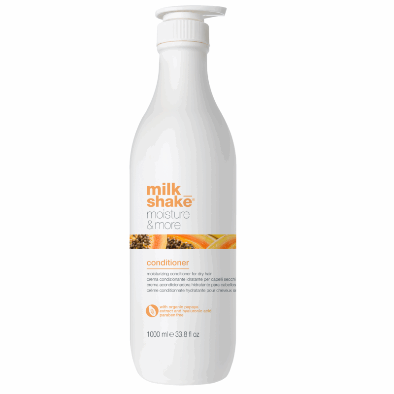 milk_shake moisture&more Зволожуючий кондиціонер для сухого і зневодненого волосся, 1000мл