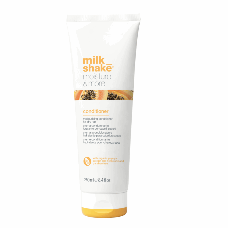 milk_shake moisture&more Зволожуючий кондиціонер для сухого і зневодненого волосся, 250мл