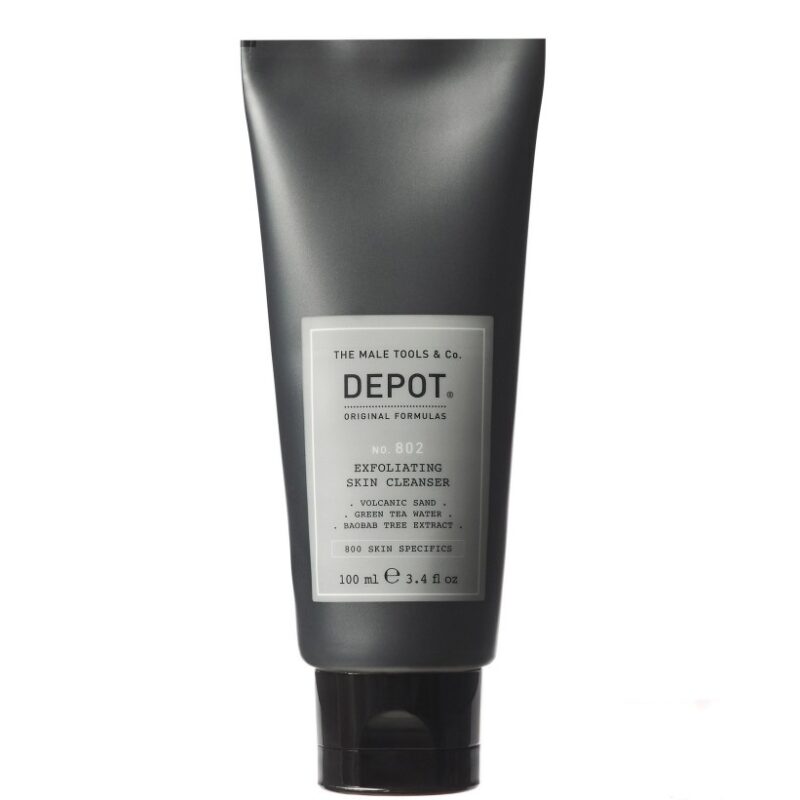 Depot 802 очищуючий скраб для обличчя і шиї