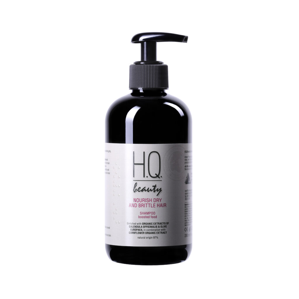 H.Q.Beauty НУРІШ Шампунь для сухого та ламкого волосся, 280мл
