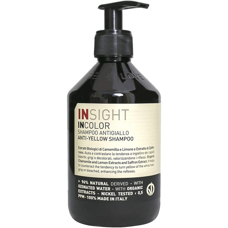 Insight INCOLOR Anti-Yellow Шампунь для світлого волосся проти жовтизни