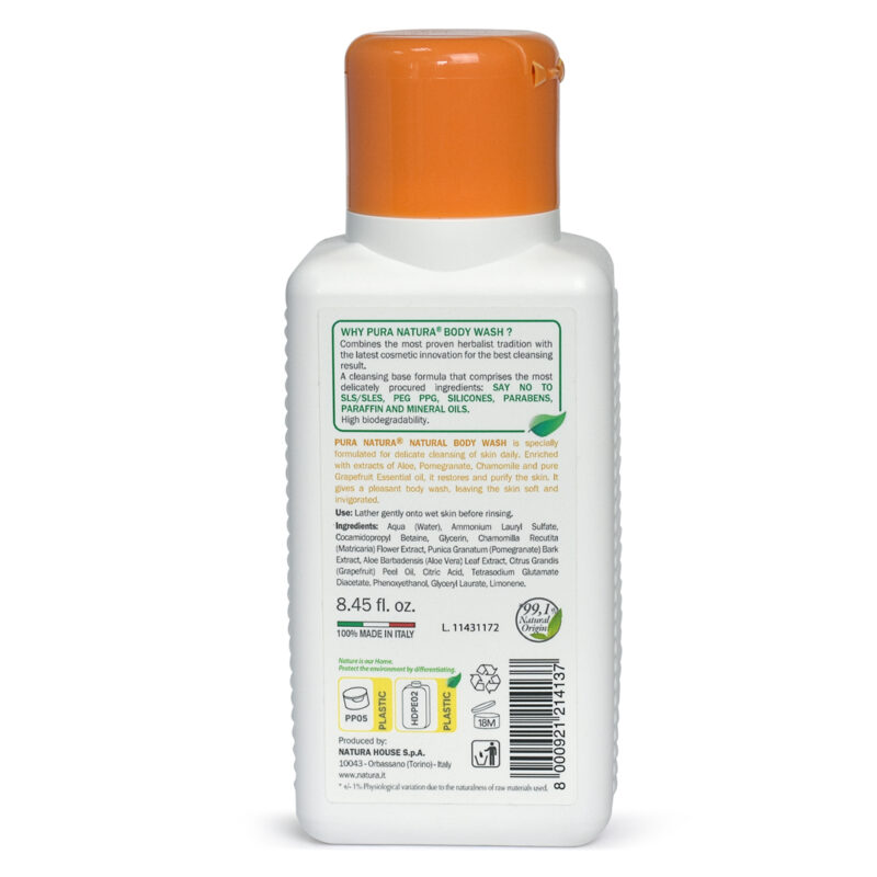 Natura House Гель для душу ЕКО Тонізуючий з грейпфрутом