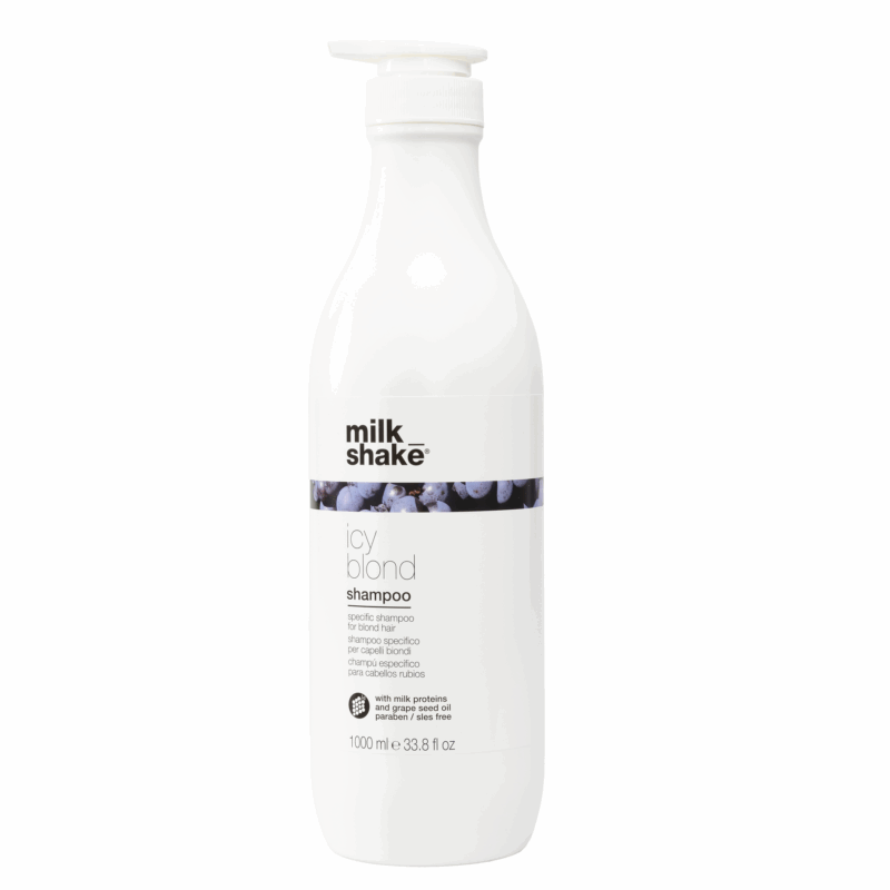 milk_shake icy blond Шампунь для світлих та платинових блондинок, 1000мл