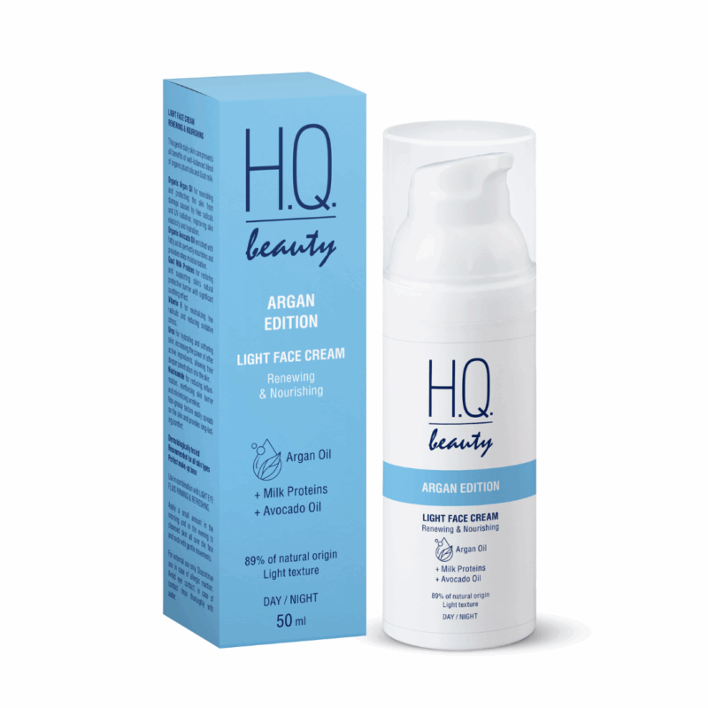 H.Q.Beauty АРГАН ЕДІШН Крем для обличчя відновлення та живлення, 50мл