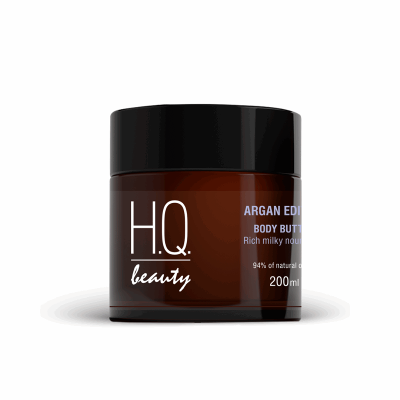 H.Q.Beauty АРГАН ЕДІШН Масло для інтенсивного живлення шкіри тіла з молочним протеїном, 200мл