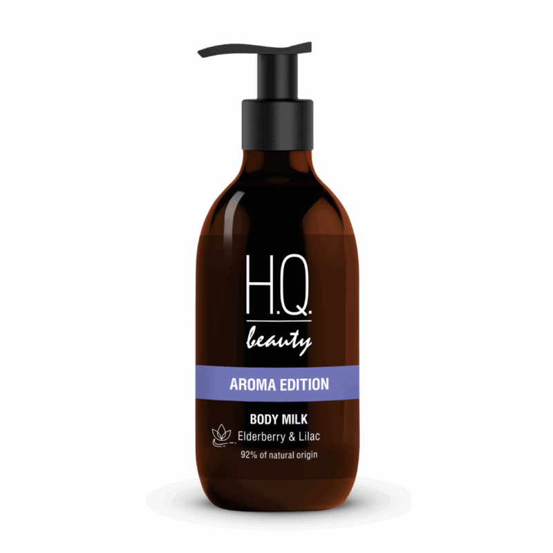 H.Q.Beauty АРОМА ЕДІШН Зволожуюче молочко для тіла з екстрактами бузини та бузку, 250мл