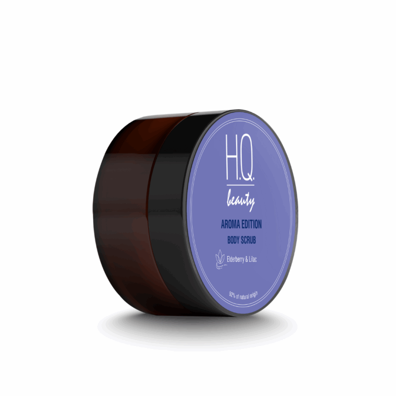H.Q.Beauty АРОМА ЕДІШН Скраб для тіла живильний з екстрактами бузини та бузку, 200мл