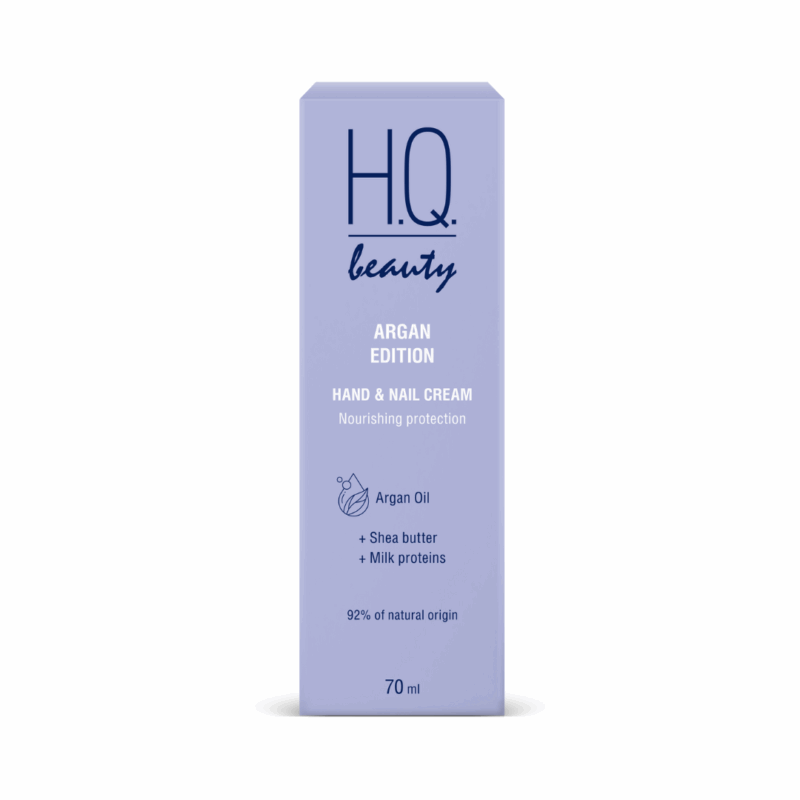 H.Q.Beauty АРГАН ЕДІШН Крем для живлення та захисту шкіри рук та нігтів, 70мл