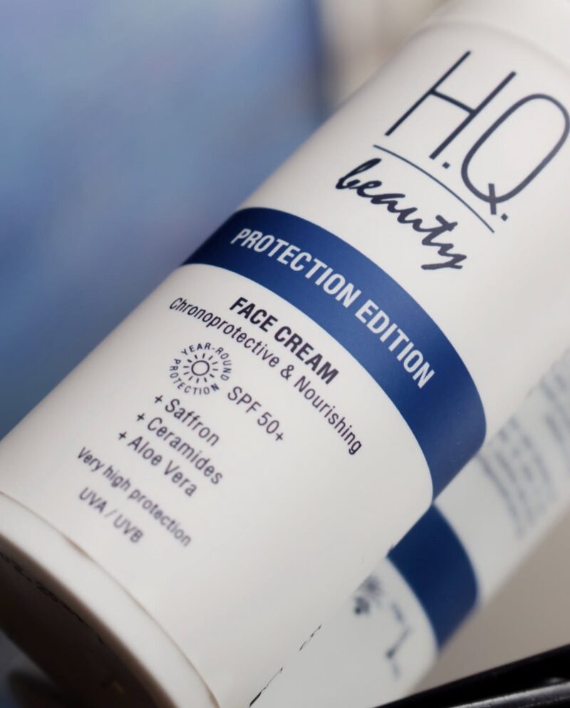 H.Q.Beauty ПРОТЕКШН ЕДІШН Сонцезахисний крем для обличчя хронозахист та живлення SPF +50, 50мл