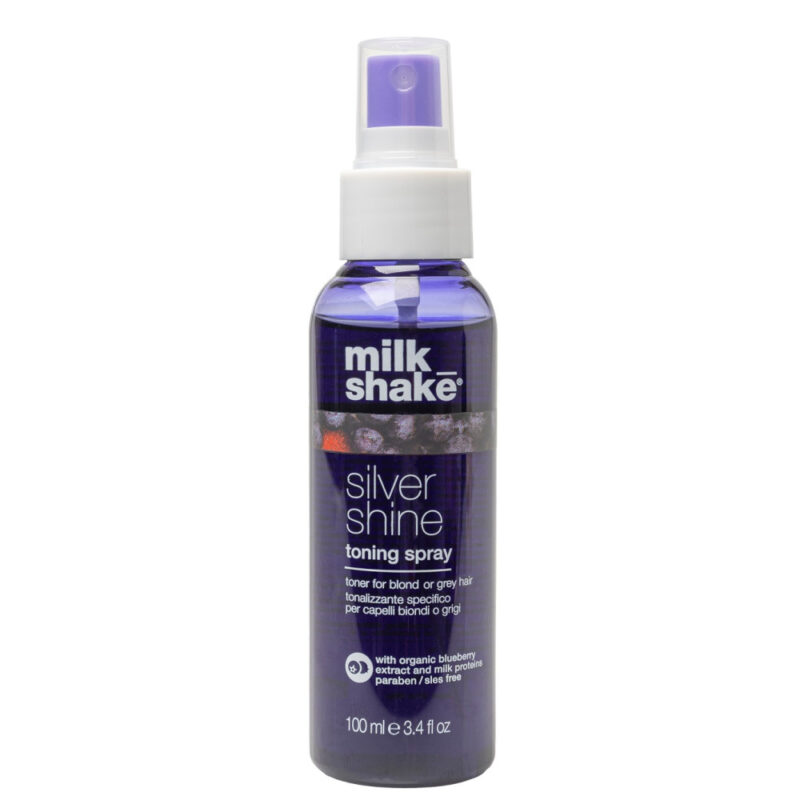 milk_shake silver shine Спрей тонуючий для світлого волосся, 100мл