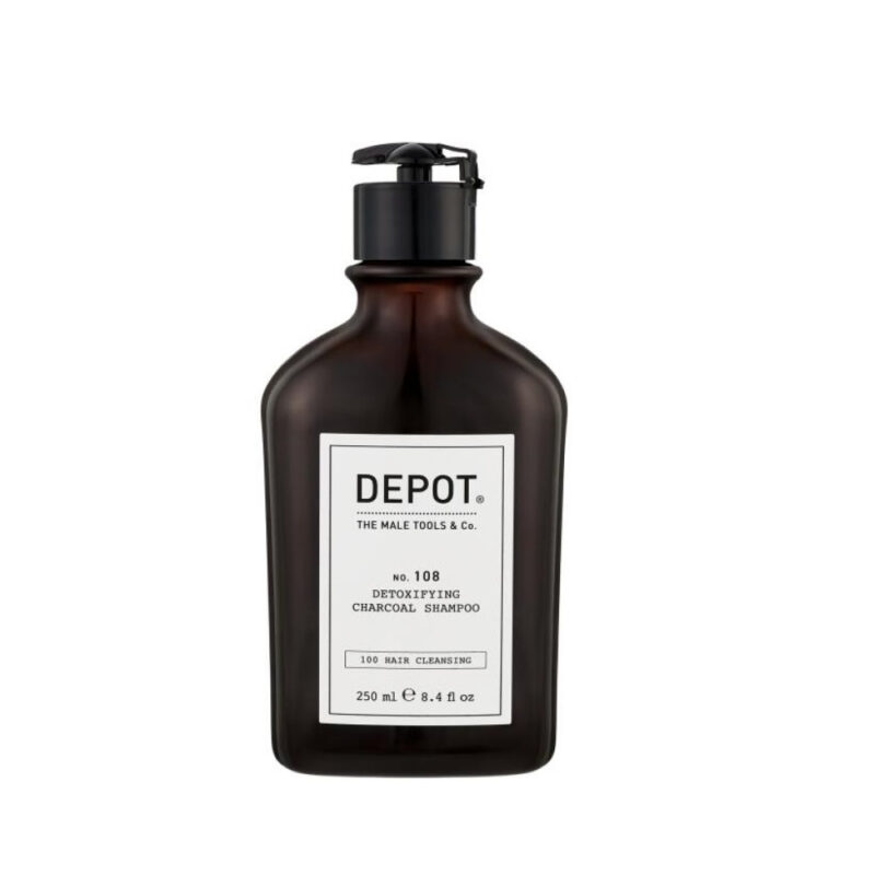 Depot 108 Шампунь для глибокого очищення шкіри голови з деревним вугіллям, 250мл