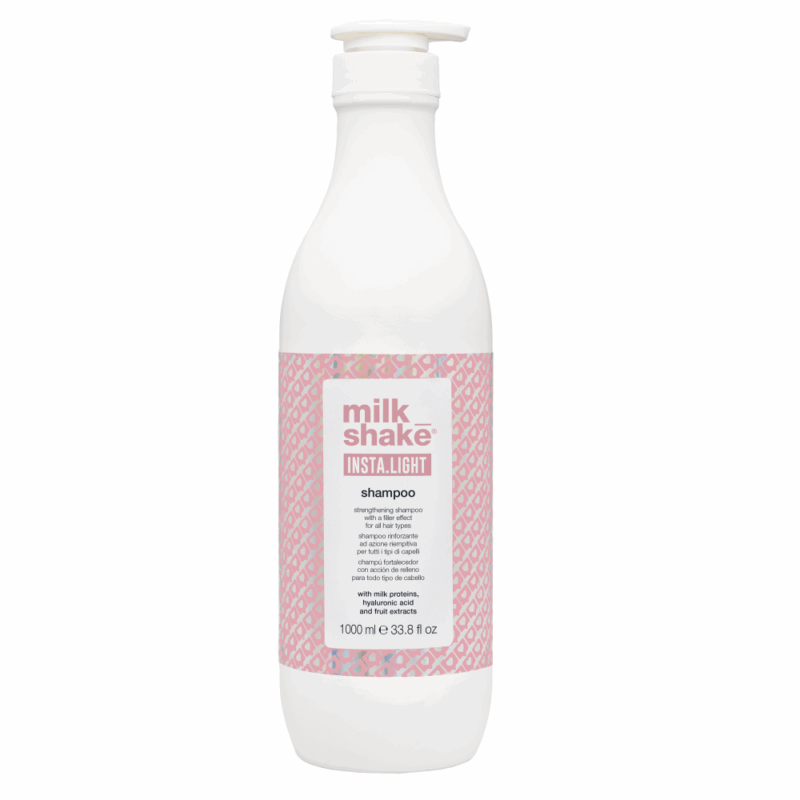 milk_shake insta.light Зміцнюючий шампунь з ефектом філлера для всіх типів волосся, 1000мл