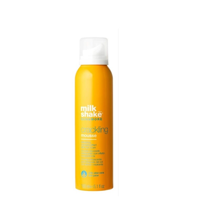 milk_shake sun & more crackling mousse Охолоджуюча пінка для тіла після сонця з ефектом потріскування, 150мл