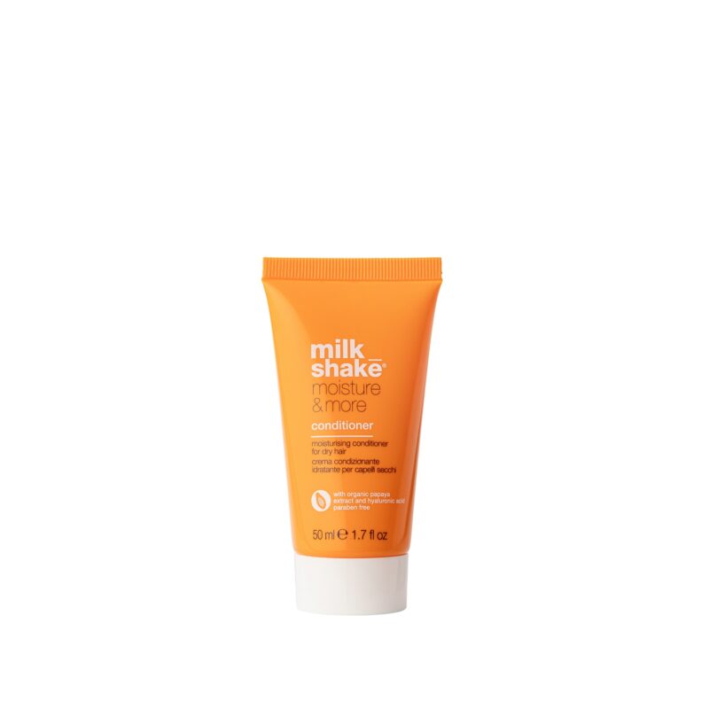 milk_shake moisture&more Зволожуючий кондиціонер для сухого і зневодненого волосся, 50мл
